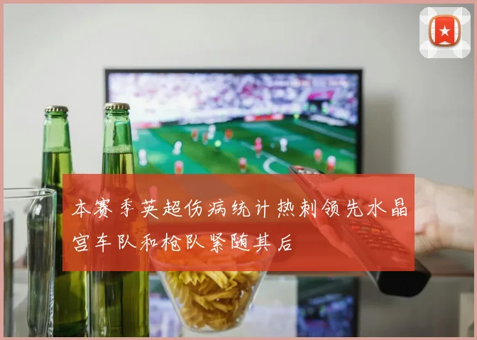 本赛季英超伤病统计热刺领先水晶宫车队和枪队紧随其后